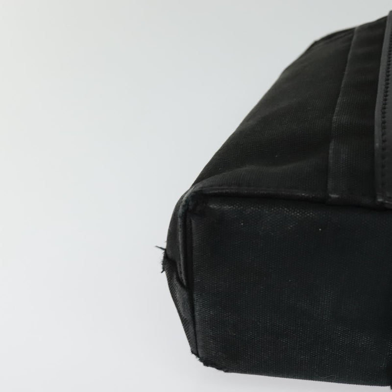 HERMES Toroca Horizontal PM Hand Bag Canvas Black Auth bs24758
