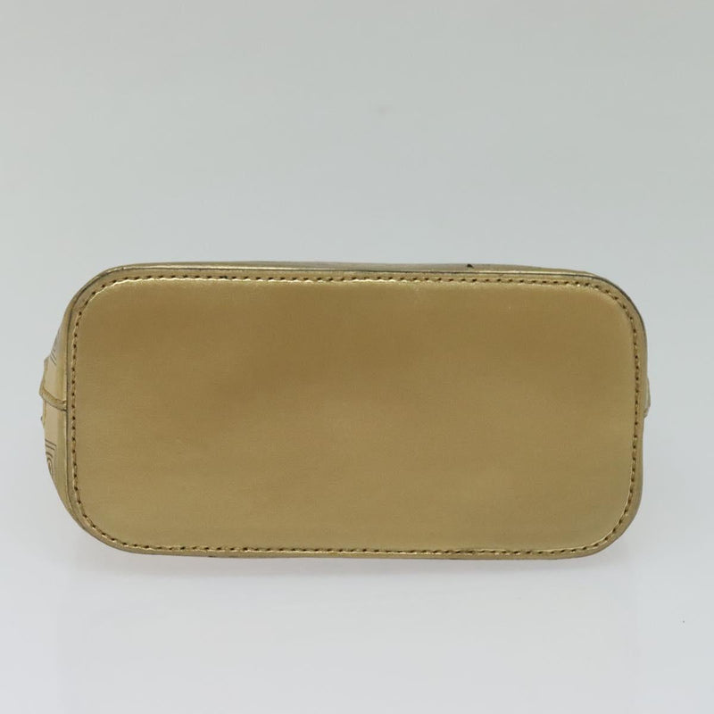 GUCCI SEGA Collaboration Shoulder Bag Leather Gold 511189 Auth bs24808