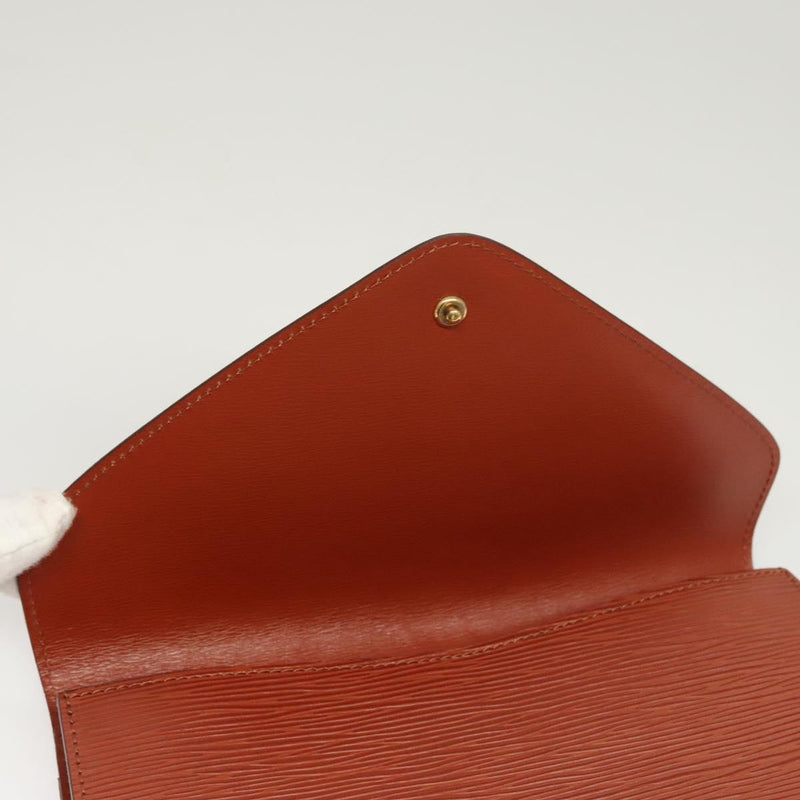 LOUIS VUITTON Epi Art Deco Clutch Bag Brown M52633 LV Auth bs24863