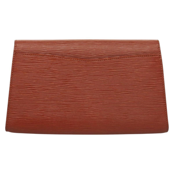 LOUIS VUITTON Epi Art Deco Clutch Bag Brown M52633 LV Auth bs24863