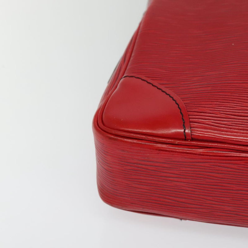 LOUIS VUITTON Epi Porte Documents Voyage Business Bag Red M54477 LV Auth bs24877