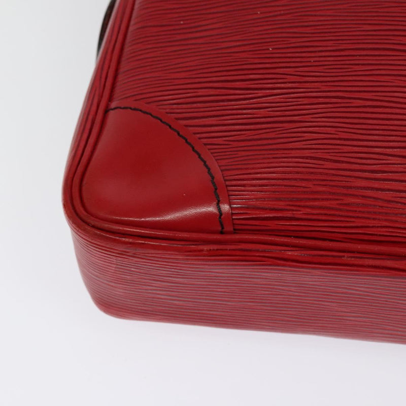 LOUIS VUITTON Epi Porte Documents Voyage Business Bag Red M54477 LV Auth bs24877