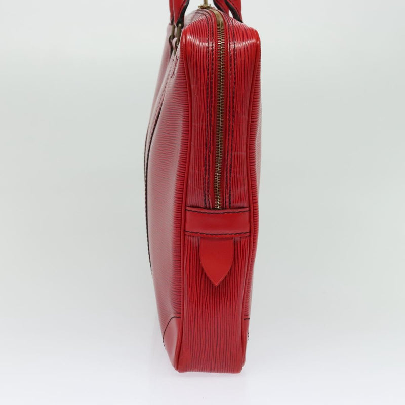 LOUIS VUITTON Epi Porte Documents Voyage Business Bag Red M54477 LV Auth bs24877