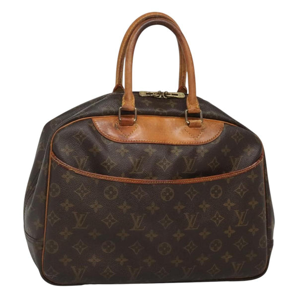 LOUIS VUITTON Monogram Deauville Hand Bag M47270 LV Auth bs24904