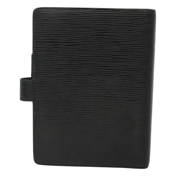 LOUIS VUITTON Epi Agenda MM Day Planner Cover Black R20042 LV Auth bs24981
