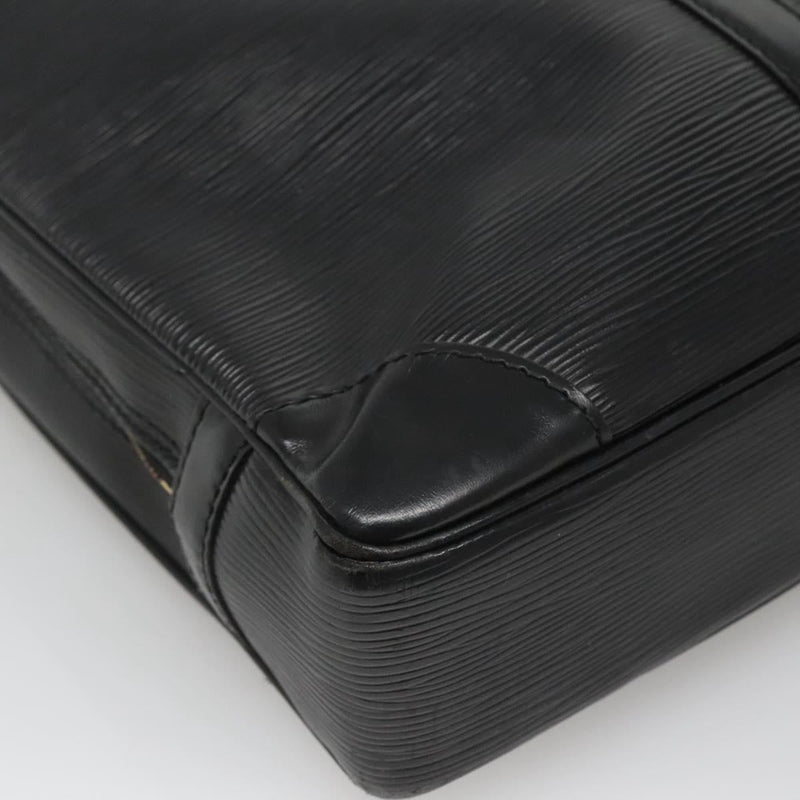 LOUIS VUITTON Epi Porte Documents Voyage Business Bag Black M54472 Auth bs24996
