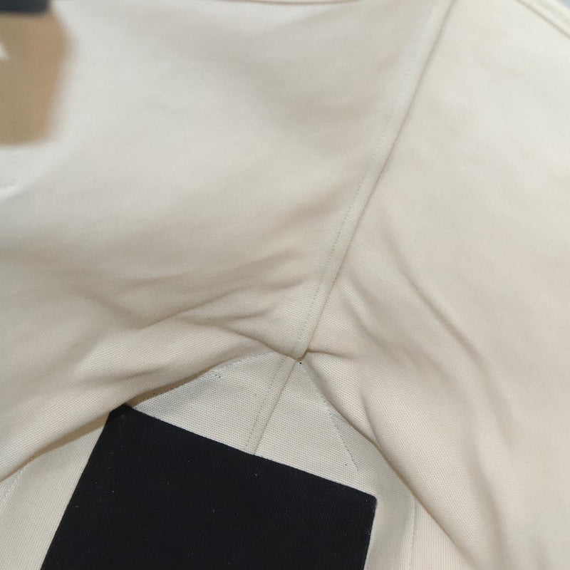 SAINT LAURENT Tote Bag Canvas White Auth bs25020