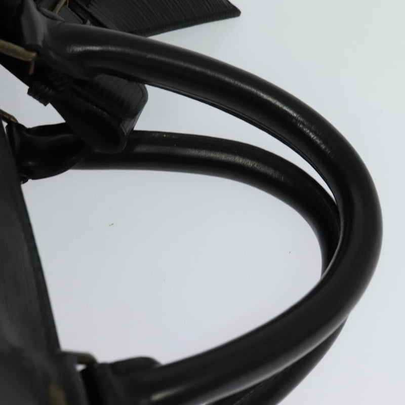 LOUIS VUITTON Epi Keepall 50 Boston Bag Black M42962 LV Auth bs25027
