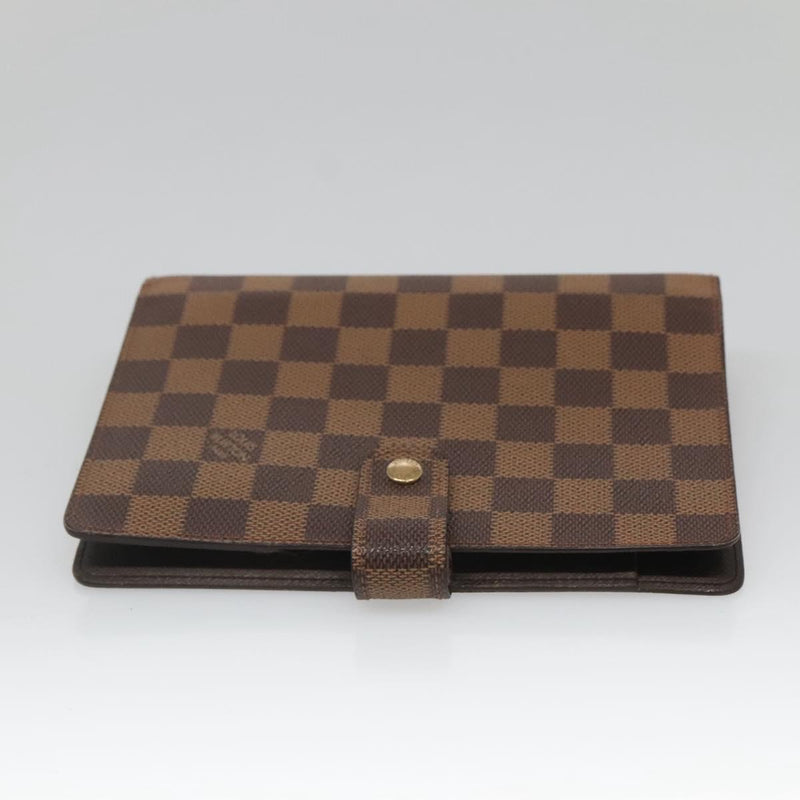 LOUIS VUITTON Damier Ebene Agenda MM Day Planner Cover R20240 LV Auth bs25029