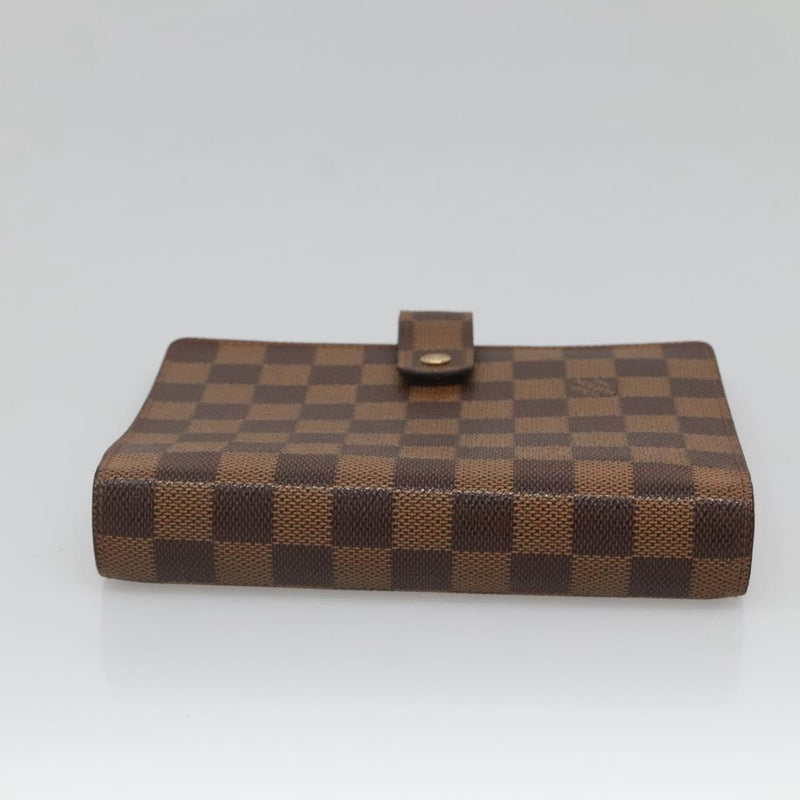 LOUIS VUITTON Damier Ebene Agenda MM Day Planner Cover R20240 LV Auth bs25029