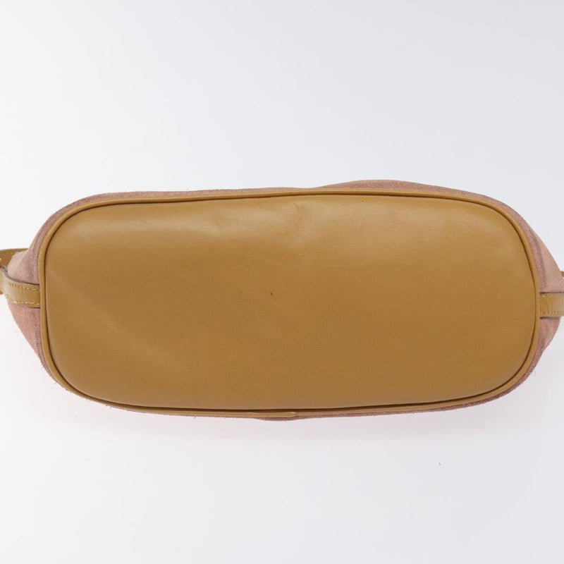 GUCCI Accessory Pouch Suede Pink Gold 039 1103 2123 Auth bs25060
