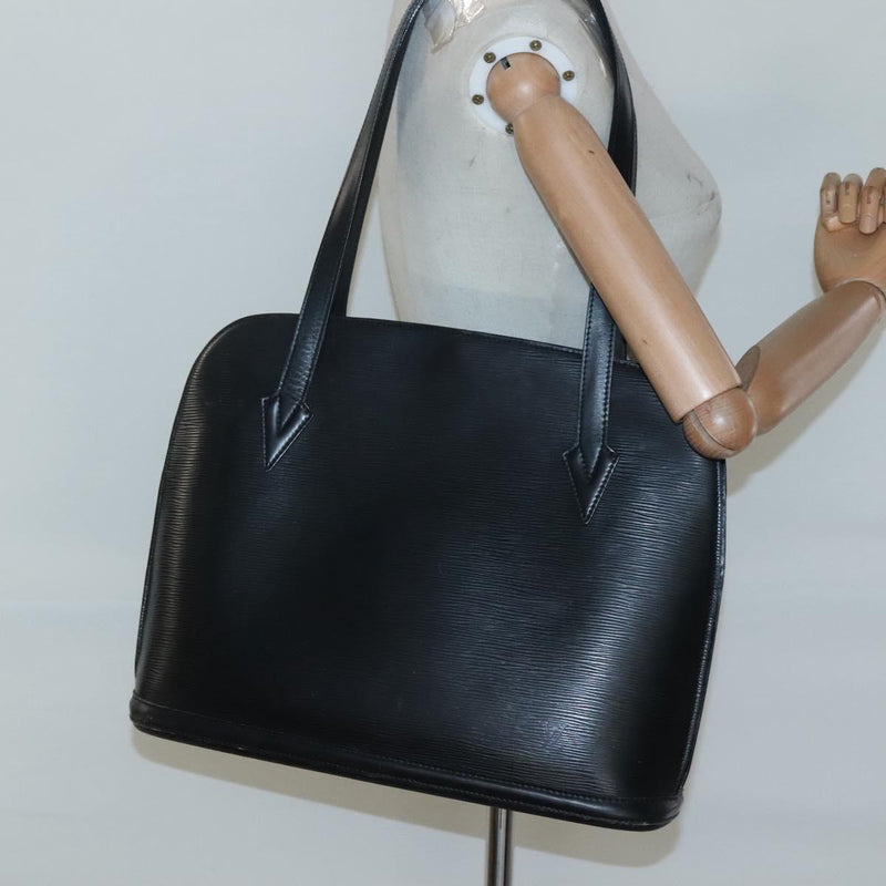 LOUIS VUITTON Epi Lussac Shoulder Bag Black M52282 LV Auth ep8628