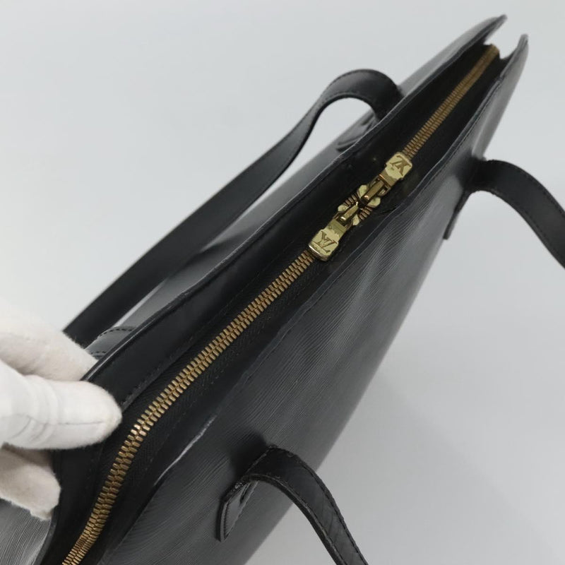 LOUIS VUITTON Epi Lussac Shoulder Bag Black M52282 LV Auth ep8628