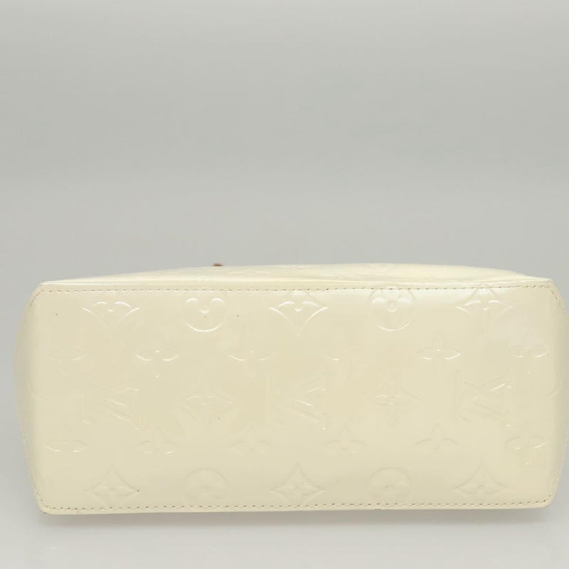 LOUIS VUITTON Monogram Vernis Reade PM Hand Bag Perle M91336 LV Auth ep8630