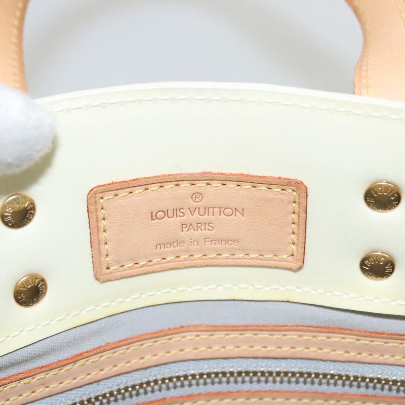 LOUIS VUITTON Monogram Vernis Reade PM Hand Bag Perle M91336 LV Auth ep8630