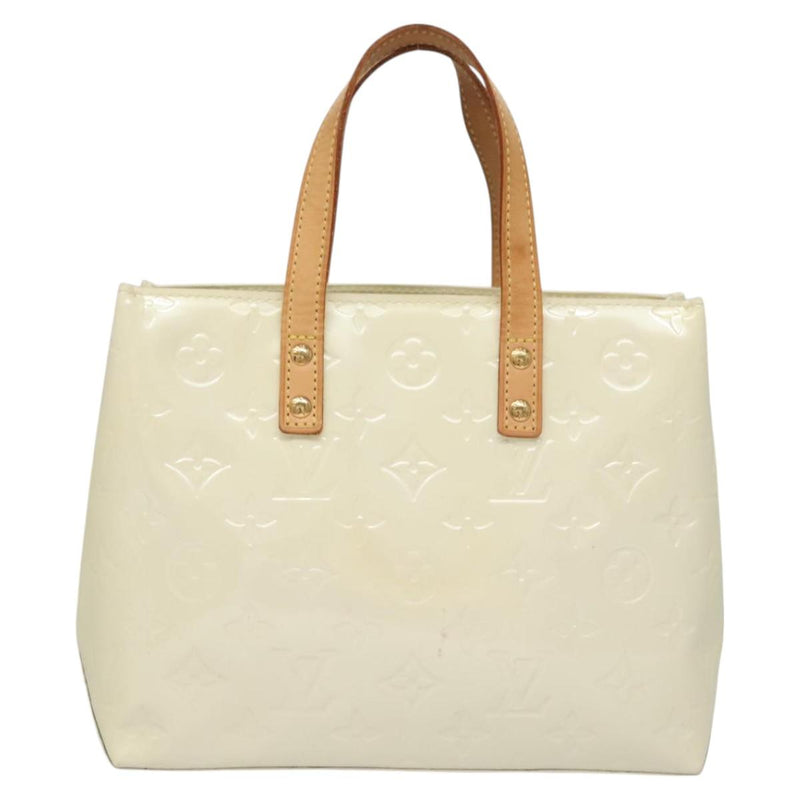 LOUIS VUITTON Monogram Vernis Reade PM Hand Bag Perle M91336 LV Auth ep8630