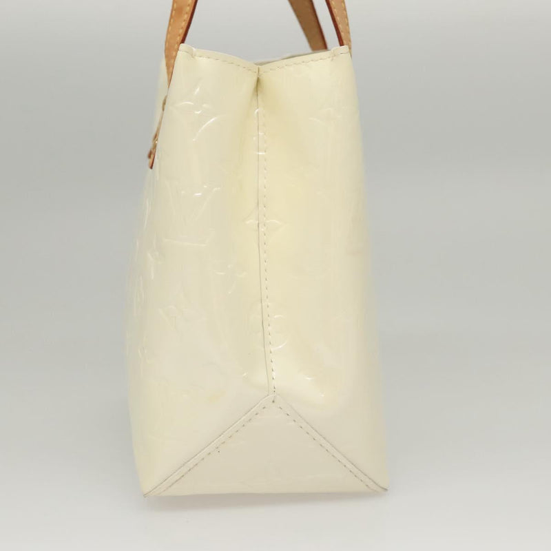 LOUIS VUITTON Monogram Vernis Reade PM Hand Bag Perle M91336 LV Auth ep8630