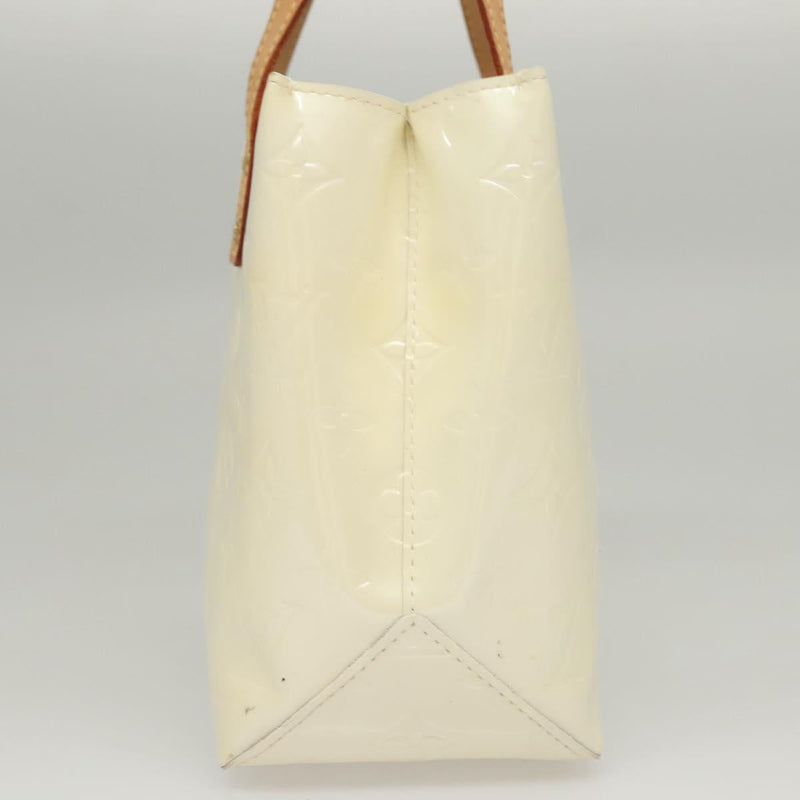 LOUIS VUITTON Monogram Vernis Reade PM Hand Bag Perle M91336 LV Auth ep8630