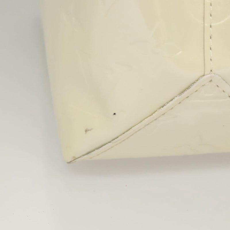 LOUIS VUITTON Monogram Vernis Reade PM Hand Bag Perle M91336 LV Auth ep8630