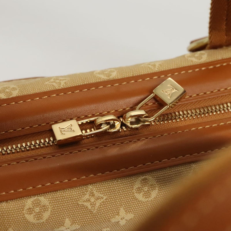 LOUIS VUITTON Monogram Mini Josephine PM Hand Bag Beige M92416 LV Auth ep8645