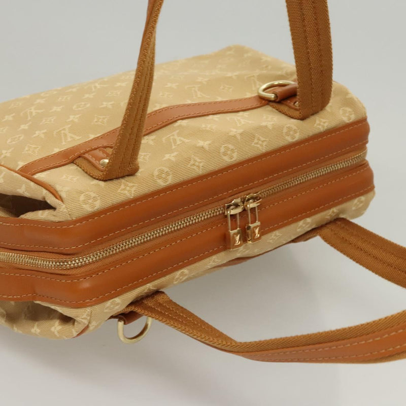 LOUIS VUITTON Monogram Mini Josephine PM Hand Bag Beige M92416 LV Auth ep8645