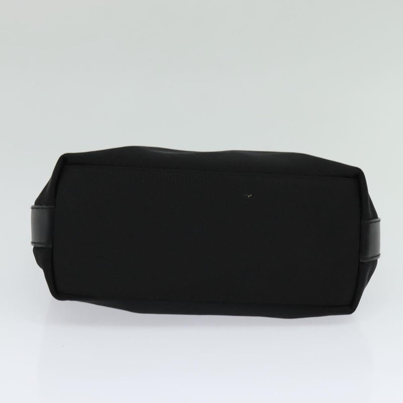 GUCCI Hand Bag Nylon Black Silver 000 0601 Auth ep8657