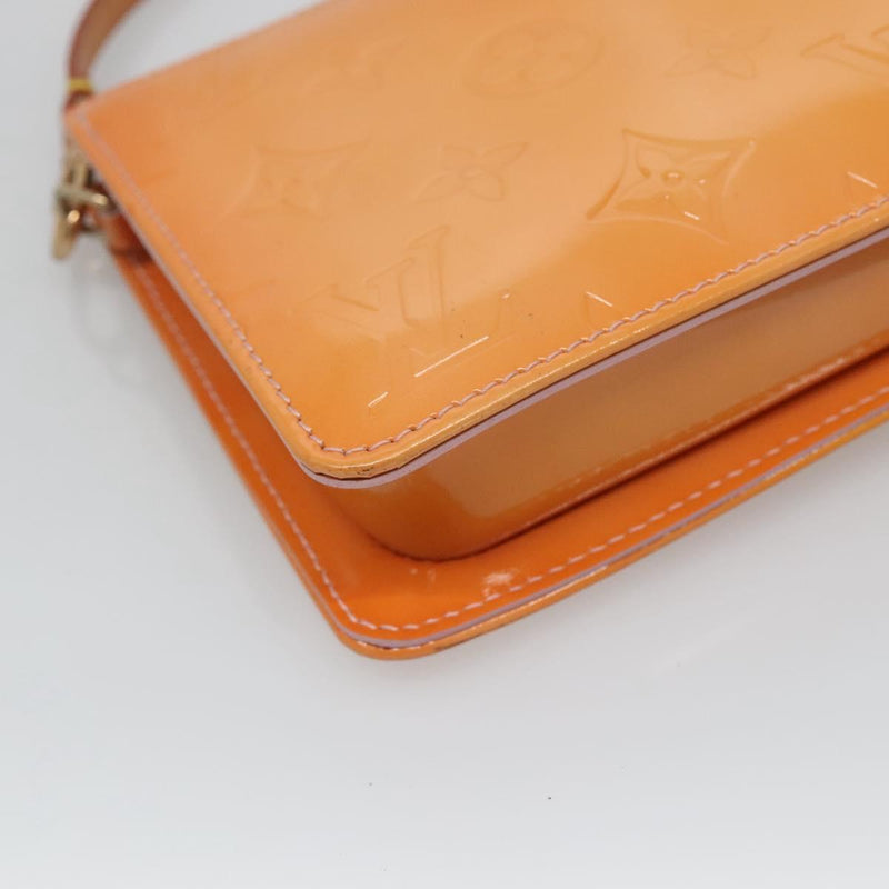 LOUIS VUITTON Vernis Lexington Pouch Marshmallow Pink M91057 LV Auth ep8666