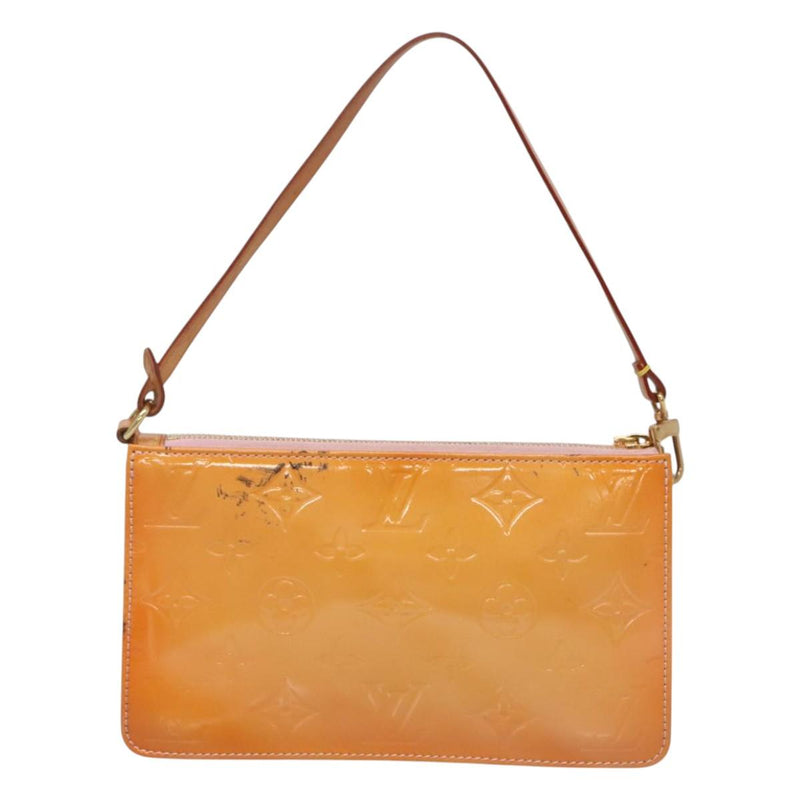 LOUIS VUITTON Vernis Lexington Pouch Marshmallow Pink M91057 LV Auth ep8666