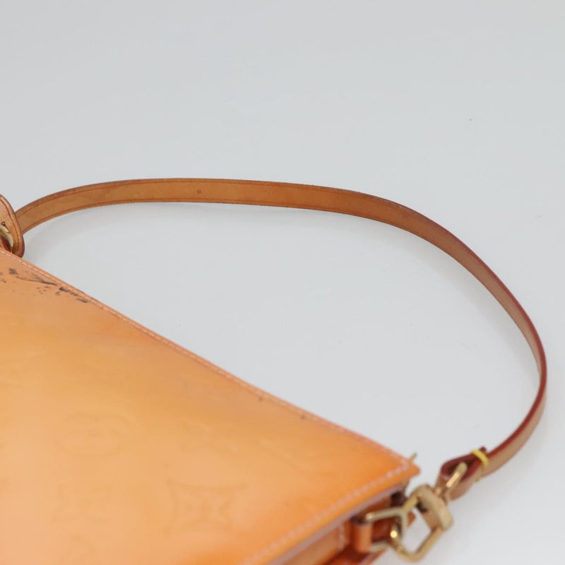 LOUIS VUITTON Vernis Lexington Pouch Marshmallow Pink M91057 LV Auth ep8666