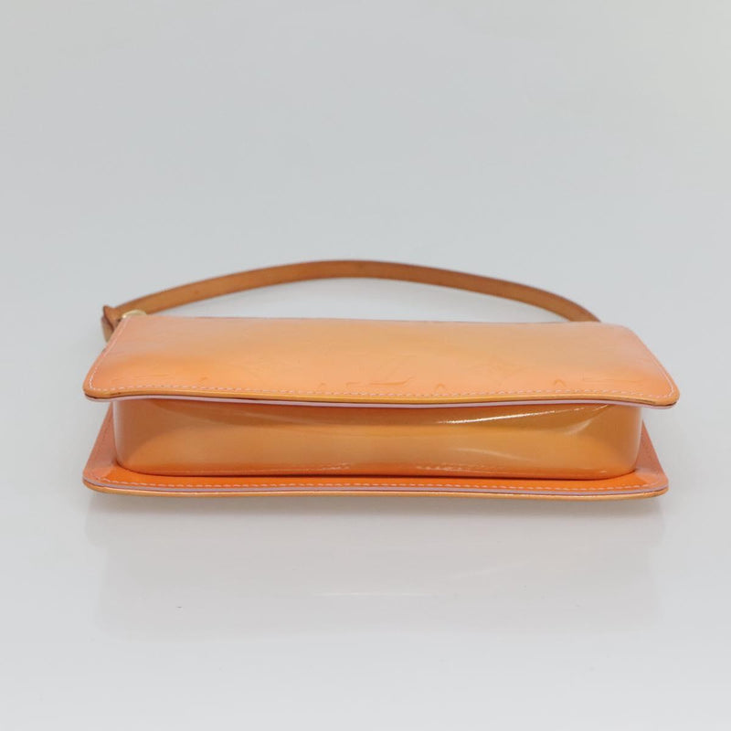 LOUIS VUITTON Vernis Lexington Pouch Marshmallow Pink M91057 LV Auth ep8666