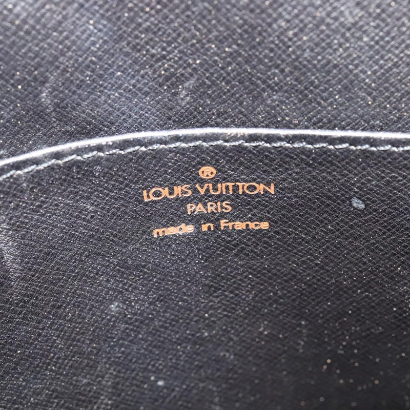 LOUIS VUITTON Epi Pochette Homme Clutch Bag Black Noir M52522 LV Auth ep8688