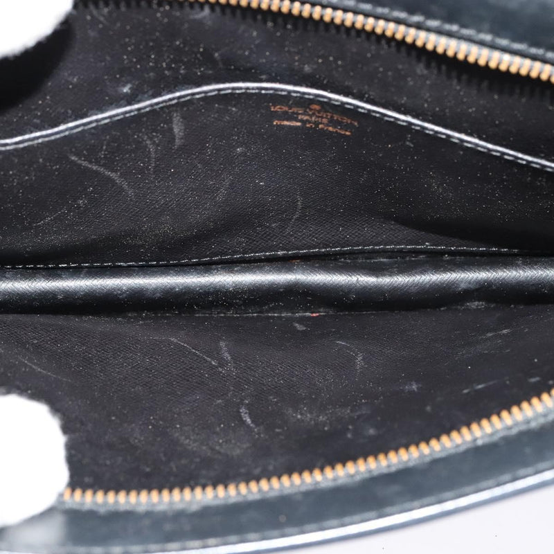 LOUIS VUITTON Epi Pochette Homme Clutch Bag Black Noir M52522 LV Auth ep8688