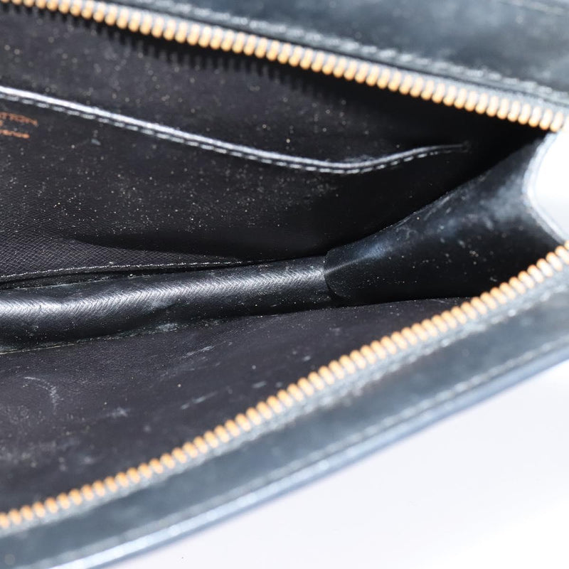 LOUIS VUITTON Epi Pochette Homme Clutch Bag Black Noir M52522 LV Auth ep8688