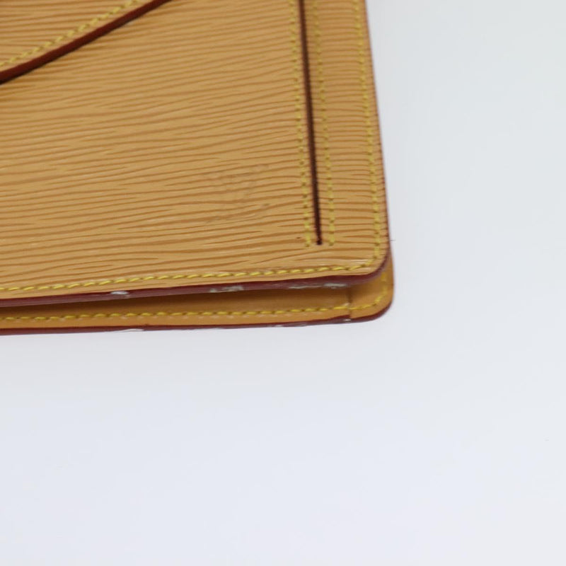 LOUIS VUITTON Epi Serie Dragonne Hand Bag Beige LV Auth ep8695
