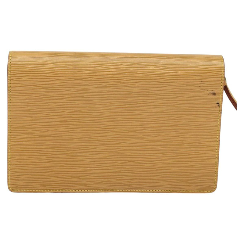 LOUIS VUITTON Epi Serie Dragonne Hand Bag Beige LV Auth ep8695