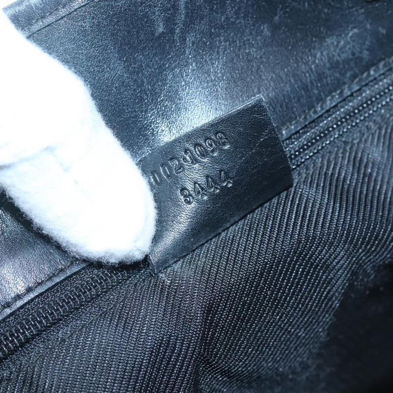 GUCCI GG Canvas Tote Bag Black Gold 002 1098 3444 Auth ep8698