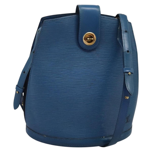 LOUIS VUITTON Epi Cluny Shoulder Bag Blue M52255 LV Auth ep8716