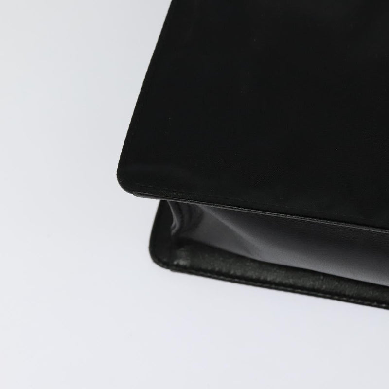 PRADA Shoulder Bag Nylon Black Silver Auth ep8735