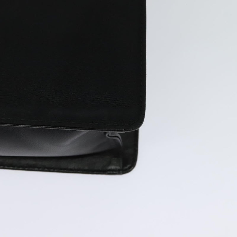 PRADA Shoulder Bag Nylon Black Silver Auth ep8735