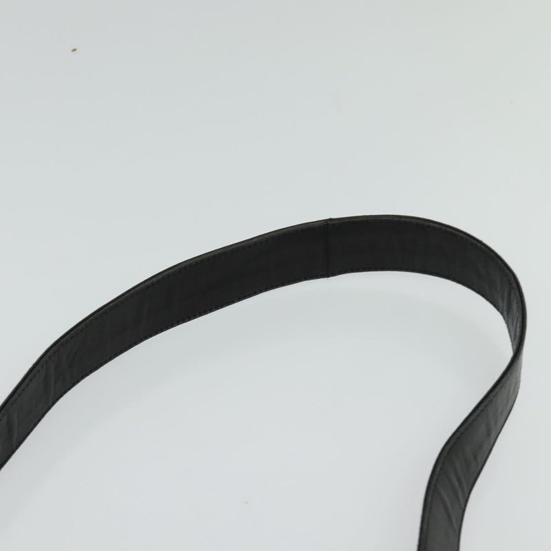 PRADA Shoulder Bag Nylon Black Silver Auth ep8735