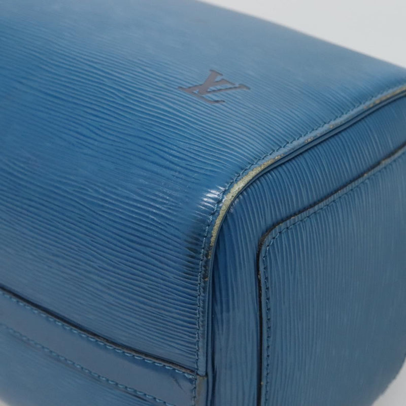 LOUIS VUITTON Epi Speedy 30 Hand Bag Toledo Blue M43005 LV Auth ep8746