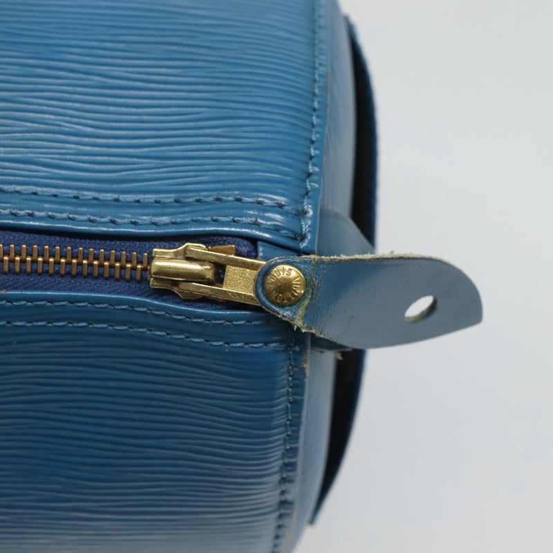 LOUIS VUITTON Epi Speedy 30 Hand Bag Toledo Blue M43005 LV Auth ep8746