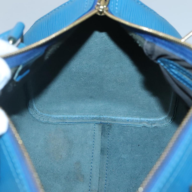 LOUIS VUITTON Epi Speedy 30 Hand Bag Toledo Blue M43005 LV Auth ep8746