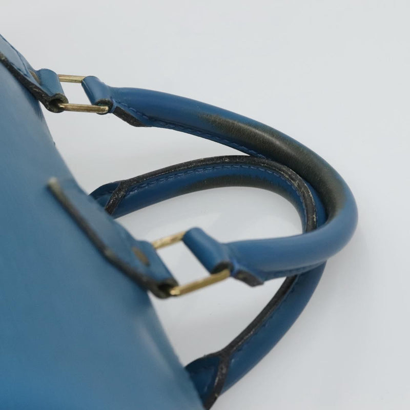 LOUIS VUITTON Epi Speedy 30 Hand Bag Toledo Blue M43005 LV Auth ep8746