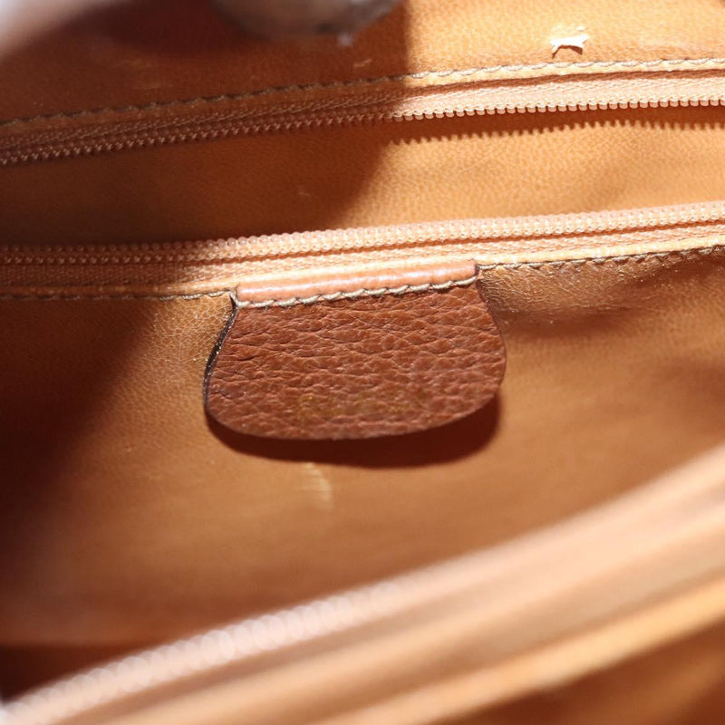 GUCCI Bamboo Hand Bag Leather Brown Gold 002 0260 2615 Auth ep8774