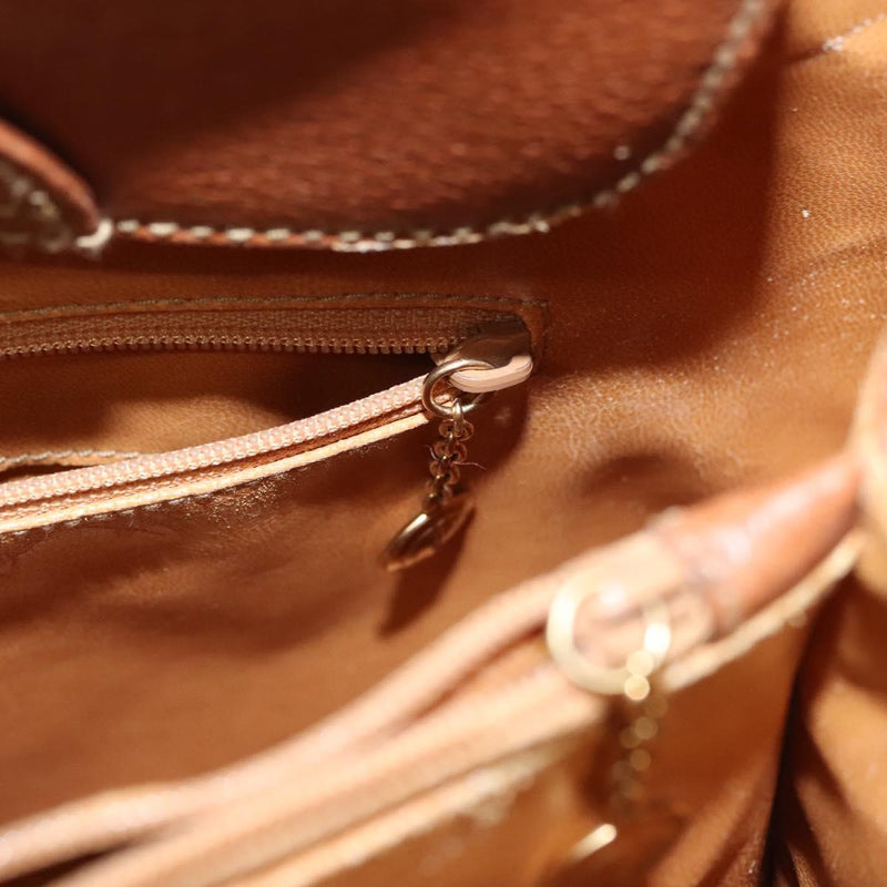 GUCCI Bamboo Hand Bag Leather Brown Gold 002 0260 2615 Auth ep8774