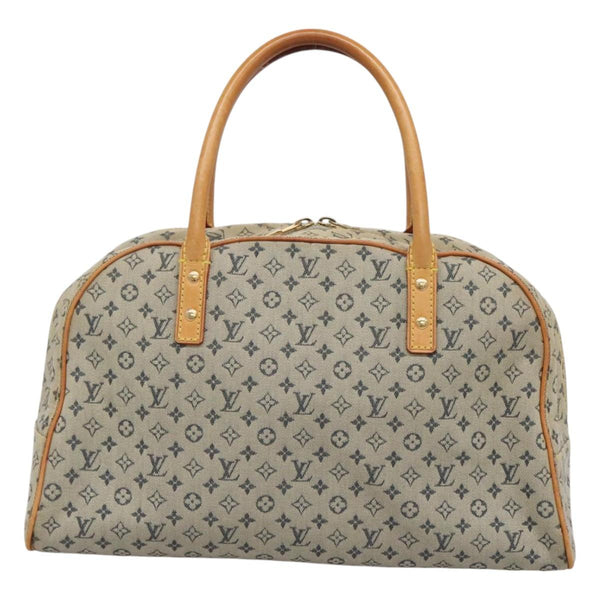 LOUIS VUITTON Monogram Mini Marie Hand Bag Blue M92003 LV Auth ep8775