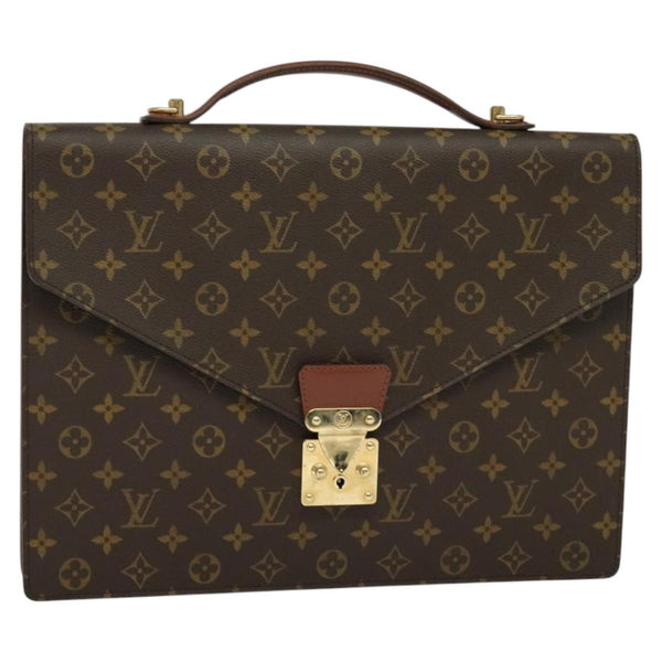 LOUIS VUITTON Monogram Porte Documents Bandouliere Bag M53338 Auth ep8783