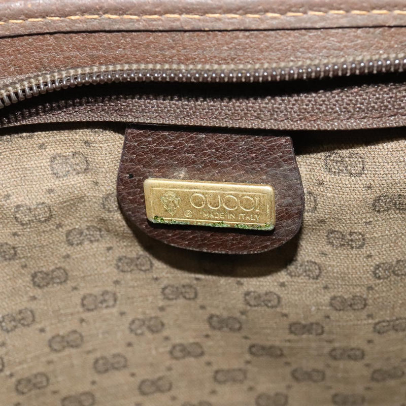 GUCCI GG Supreme Clutch Bag PVC Beige Gold 014 115 6063 Auth fm4595