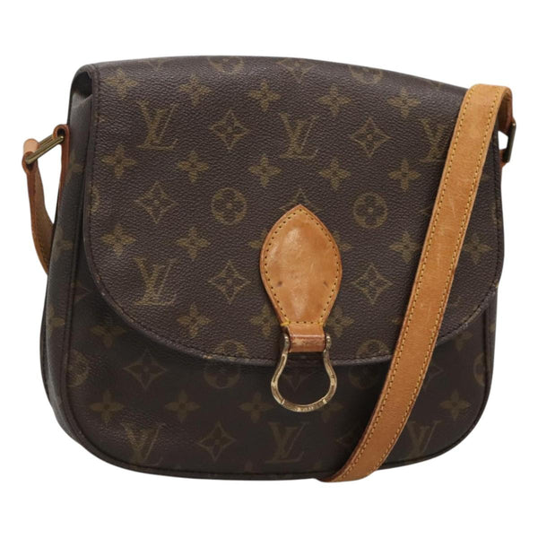 LOUIS VUITTON Monogram Saint Cloud GM Shoulder Bag M51242 LV Auth hk2428